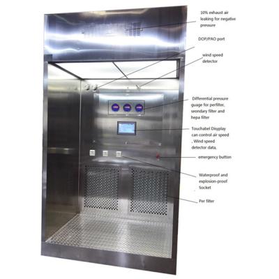 China ISO5 Nagative Pressure Unit Downflow Dispensing Booth For Pharma  /  Biotech  Industry for sale