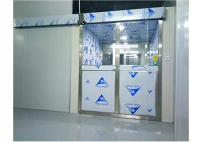 China Double Auto Sliding Door Cleanroom Air Shower With Noise <60 dB for sale