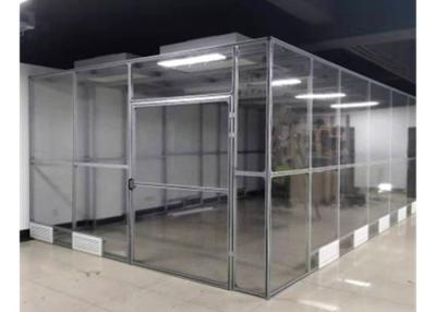 China Durable Softwall Clean Room With Plexiglass Wall , Aluminum Profile Frame for sale