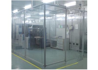 China Modular Softwall Clean Room Anti Static Electricity Plastic Curtain Wall for sale