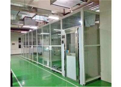 China Sitio limpio de Softwall de la instalación fácil/cabina limpia con la puerta de la ducha de aire en venta