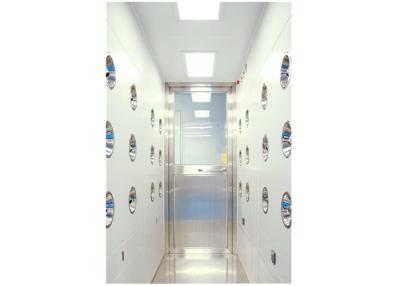 China Electric Interlock Cleanroom Air Shower Machine With Two Directional Blowing for sale