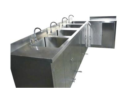 Chine Type au sol évier de pièce propre d'équipement de pièce propre d'hôpital de matériel de l'acier inoxydable 304 à vendre