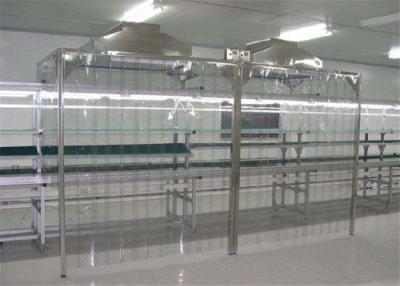 China Chemical Plant Softwall Clean Room Epoxy Powder Coated Steel for sale