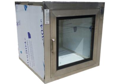 China Animal Research Lab SS201 Cleanroom Pass Box With Antibacterial Sterilizer Lamp for sale
