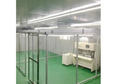 China Statischer Antivorhang Aluminiumbeweglicher FFU weicher Wand Cleanroom PVCs des profil- zu verkaufen