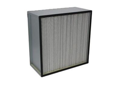 China Fiberglass H13 Deep Pleat Cleanroom HEPA Filters / HEPA Air Filter With Separator for sale