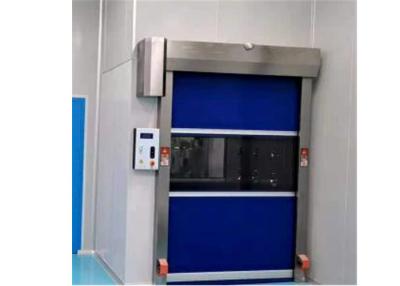 China Remote Control Clean Room Air Shower Tunnel With Fast Speed PVC Rollers Door for sale