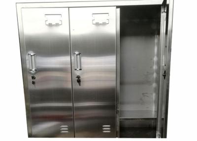 China Clean Room Laboratory SS 304/316L Cleanroom Garment Cabinet Locker Free Design for sale