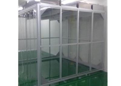 China Aluminum Profile GMP Clean Booth / Simple Softwall Clean Room For Pharmacy for sale