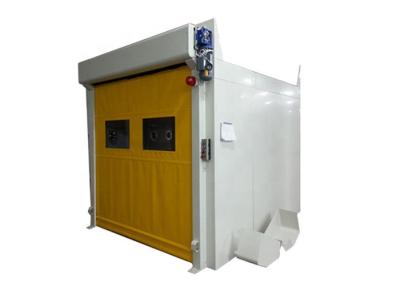 China Powder Coated Steel Automatic PVC Quick Roll Up Door Air Shower Tunnel for sale
