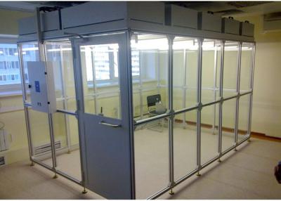 China OEM Aluminum Profile Frame Softwall Clean Room ISO 5 ISO 7 Dispensing Booth for sale