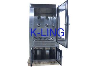 China Floor Stand Air Shower Pass Box Through 380V / 50HZ , Three Side Blowing for sale