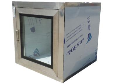 China Pharmaceutical Cleanroom Static Pass Box With Stainless Steel 304 for sale