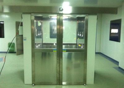 China Three Side Blowing Stainless Steel Pharmaceutical Cleanroom Air Shower System 380V 60HZ for sale