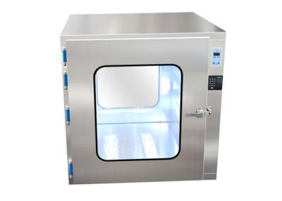 China 230V 50HZ Cleanroom Pass Box With UV Light And Electronic Locks for sale