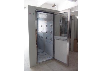 China Electronic Interlock Cleanroom Air Shower Tunnel HEPA Air Shower Room for sale