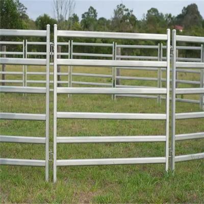 Cina USA Hot Selling 12 ft Heavy duty Livestock panel Fence / Horse corral panels  12 ft Portable Heavy Duty Galvanized Metal in vendita