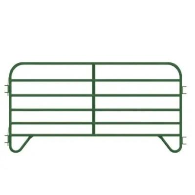 China Pvc Coated Galvanized 12ft Metal Cattle Panels Heavy Duty Metal Round Pen Cattle Corral Livestock Farm Horse Yard Fence for sale