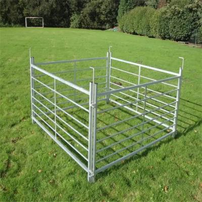 China cheap galvanized cattle yard horse fence corral panel, cattle panel for sale