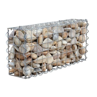 China Galvanized 4mm Gabion Fence System Stainless Steel Wire Welded Gabion Wall for sale