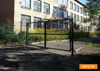 Chine Le PVC a enduit la double barrière Gate de jardin en métal de 50x200mm 5 pieds de taille à vendre