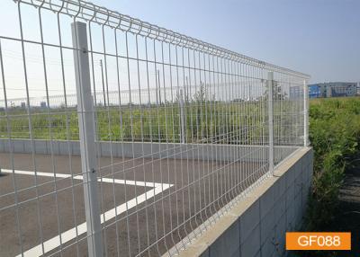 China bottom edge L2.8m Powder Coating 6 Ft Welded Wire Fencing for sale