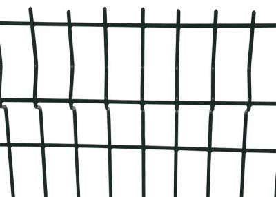 China OHSAS 18001 Square Post 50*150mm Green Welded Wire Fence for sale