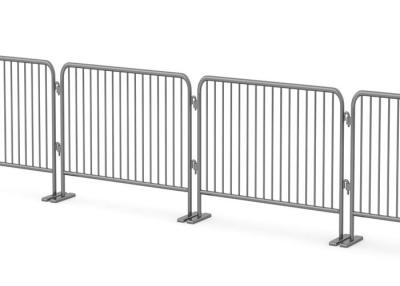 China Temporary H1.2m Galvanized Crowd Barrier Fencing for sale