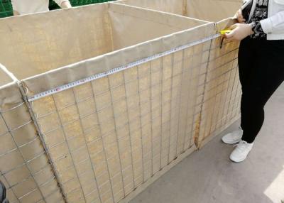 China ISO9001 2008 Staal Gelast Mesh Hesco Barrier Blast Wall Te koop