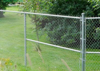 China 6 Foot Q195 Wire Woven Diamond Chain Link Fence for sale