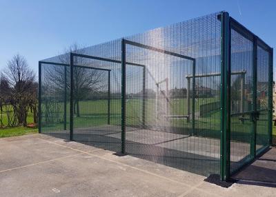 China Galvanized Steel PVC coated Wire Prison Mesh Anti Climb Security Fencing for sale