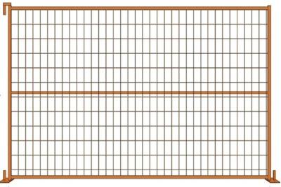 China ISO14001 2015 Iron Metal L9.5ft Temporary Event Fencing for sale