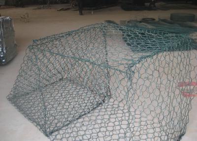 Chine Le PVC a enduit la boîte hexagonale de Gabion de fabrication de fil de boîte de Gabion à vendre