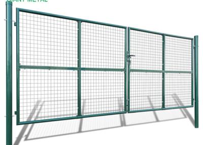 China Outdoor H2.4m Expandable Metal Garden Fence Gate for sale