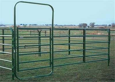 China ISO9001 Powder Coating Round Pipe Farm Fence Gates for sale