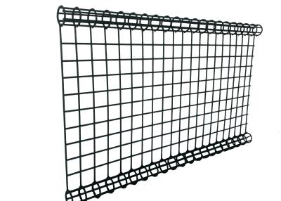 China HGMT Square Post Galvanized Double Loop Wire Fencing for sale