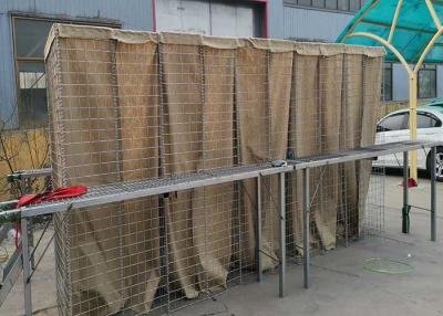 China Brown Fabric Mil 12B Hesco Defensive Barriers for sale