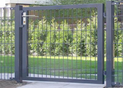 China Garden Gates Steel Iron Fence Gate 2500mm Panel Width for sale