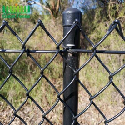 China Q195 Pvc Coated 50*50mm Plastic Chain Link Fence For Sports Ground for sale
