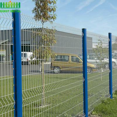 China 3d Curvy Pvc Coated Airport Welded Wire Mesh Fencing for sale