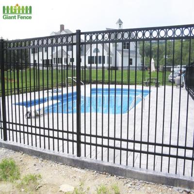 China Mesh Swimming Pool Pvc Coated Removable Decorative Aluminium Fencing 1.2m for sale