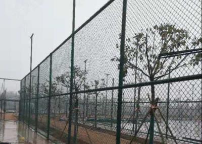 China Galvanized Security Wire Mesh 40x40mm Diamond Chain Link Fence for sale