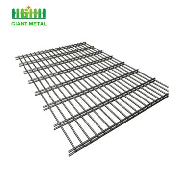 China Portable Rectangle Post Double Wire Mesh Fencing 2400mm Height for sale