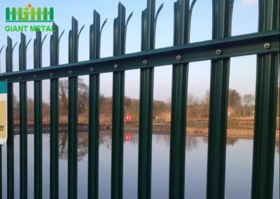 China D Section W Section Galvanised Palisade Fencing Powder Coated 1200mm Height for sale
