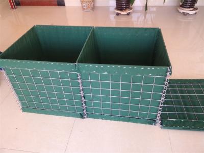 China 80x80mm Collapsible Hesco Barrier Blast Wall Wire Mesh Container Fencing Galvanized for sale
