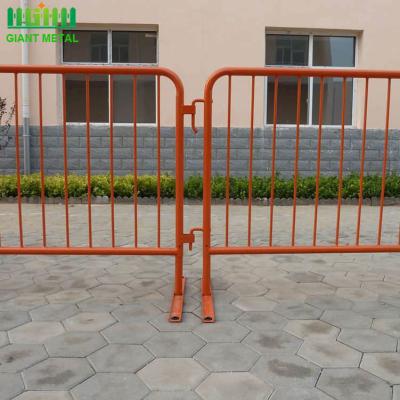China Mobile Security Traffic Assembled Metal Barricade Fence Portable 1.5m Height for sale