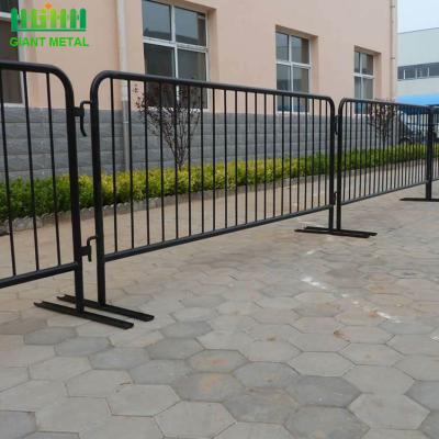 China BridgeFoot Black 0.9m Height Crowd Barrier Fencing for sale