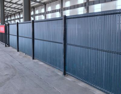 China 1.8 Meter Height 3d Welded Mesh Fencing Aging Resistant Wire With Plastic Panel for sale