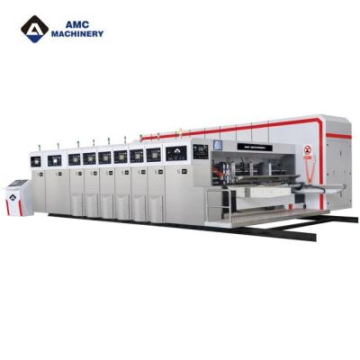 China Corrugated Cardboard Box Flexo Printer Slotter Die Cutter PLC Control CE Approved for sale